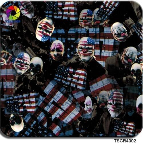 TSAUTOP size 1X10m 0.04mm hydro dipping film rolls for aqua print spray paint dipping in water WDF4002