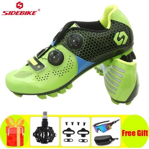 SIdebike Cycling Shoes Mountain Racing Bicycle Sapatilha Ciclismo Mtb Bike Professional Self-locking Breathable Sneakers