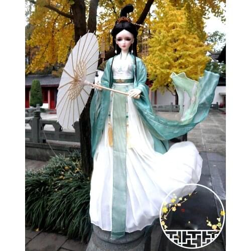 1/4 1/3 BJD clothes accessories Chinese Ancient Costume Hanfu Fairy Dress for BJD/SD big girl doll,without doll and other A1140