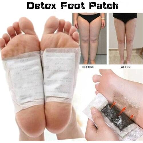10PCS/lot Detox Foot Patch Bamboo Pads Patches With Adhersive Foot Care Tool Improve Sleep Slimming Foot Sticker