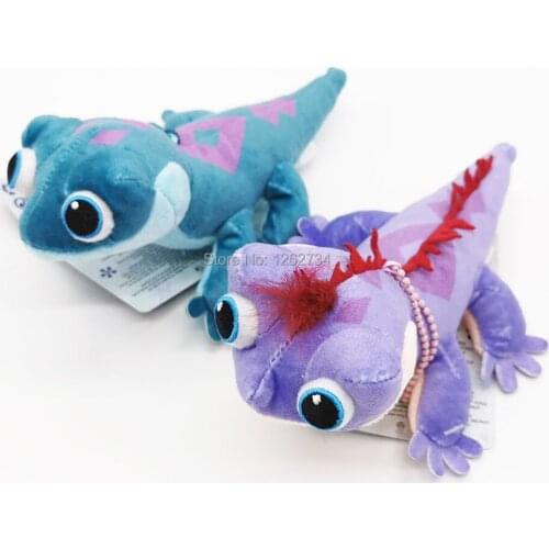 10/Lot Bruni Salamander Blue Purple lizard 15CM Plush Keychain Pendant Figure Toy Retail