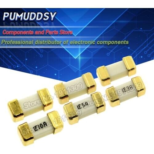 10PCS Gold foot 1808 125V 0451 SMD Fast blow Fuse 1A 2A 3A 4A 5A 6.3A 7A 8A 10A 0451 ultra-rapid fuses