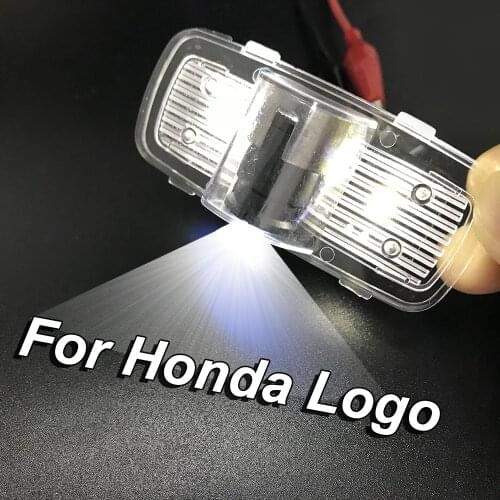 2-4 pcs For Honda Logo Car Door Welcome Light LED Projector Ghost Courtesy Emblem Light For Accord Pilot Crosstour Car Styling