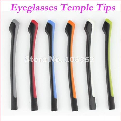 200pcs ET-005 Double Colors Anti Slip Eyeglasses Glasses Temple Tips Accessories For Optical Frame Temples