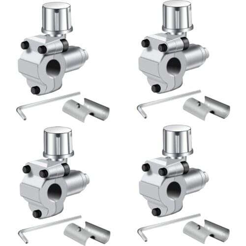 4 Pack BPV-31 Piercing Valve Line Tap Valve Kits Adjustable for Air Conditioners HVAC 1/4 Inch,5/16 Inch,3/8 Inch Tubing