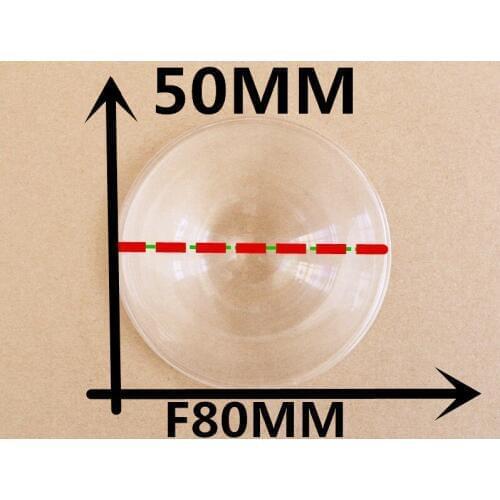 5 pcs Fresnel Lens Diameter 50 mm Focal length 80mm Scope of application DIY 3D virtual reality glasses storm mirror vr glasses