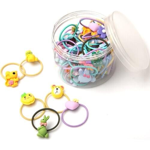 50 mixed cartoon headbands, girl hairpins, baby hairpins, Princess rubber band, cartoon hairbands, headbands and headsets