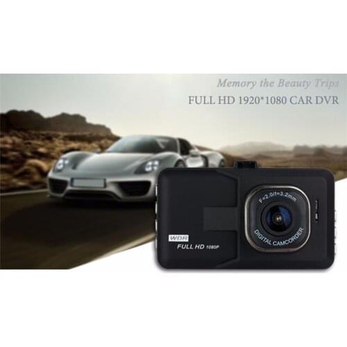 720P Car DVR Dashcam Video Driving Recorder Camera 3 Inch Dash Cam Recorder 120 Degree Angle Night Camcorder Dash Cam