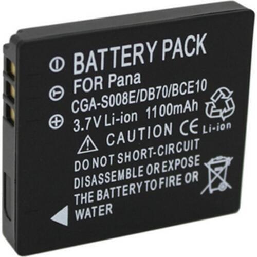 Battery Pack for Panasonic Lumix DMC-FS3, DMC-FS5, DMC-FS20, DMC-FX55, DMC-FX500, DMC-FX520 Digital Camera