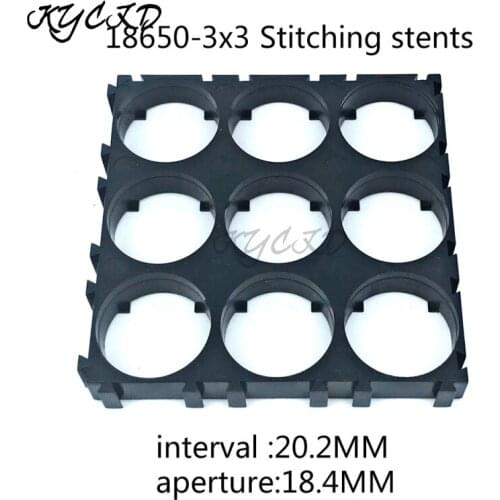 18650 Lithium Cell Cylindrical Holder 3*3/4/5/6 Battery Case Holder Batteries Pack Plastic Bracket for Diy Splicing Battery Pack