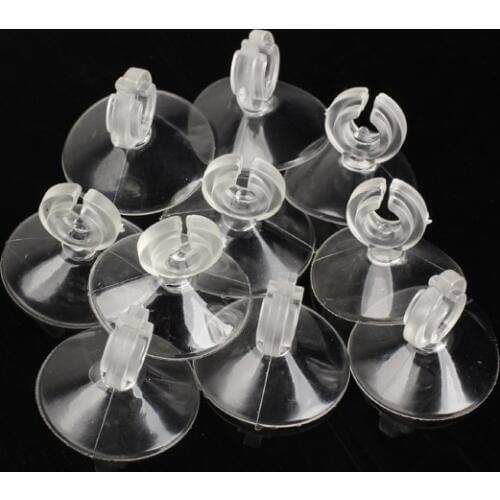 10pcs Aquarium Suction Cup Holder Fish Tank Sucker for 4/6mm Air Line Pipe Tube Wire Holder Aquarium Accessories