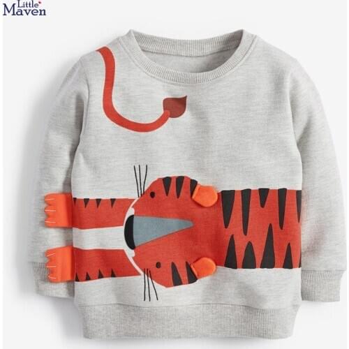 Childrens Clothing Autumn Winter Boys Casual Hoodies Cartoon Velvet Print Kids Sweatshirts Cotton Fashion Pullovers For Boy