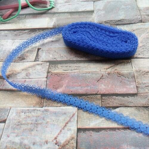 Wholesale 10 yards beautiful 15mm width Blue lace ribbon lace embroidery DIY Decoration For Sewing Accessories