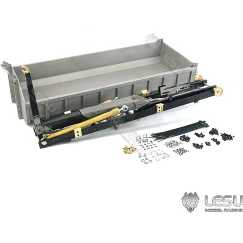 LESU Metal Hydraulic Rod Bucket 8*8 Dump RC Truck Roll On/Off Tipper 1/14 Tamiya TH02000
