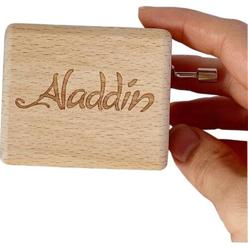 Solid Wood Music Box Wood Music Box Husband, Wife, Son, Daughter, New Year Gift, Birthday Gift