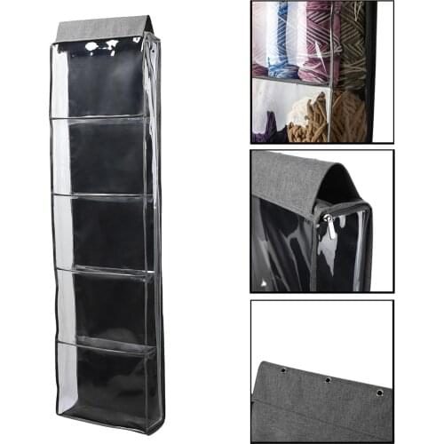 Wall Hanging Wool Yarn Thread Storage Bag Craft Knitting Organizer Wall Display Shelf Pocket Container Supply Accessory