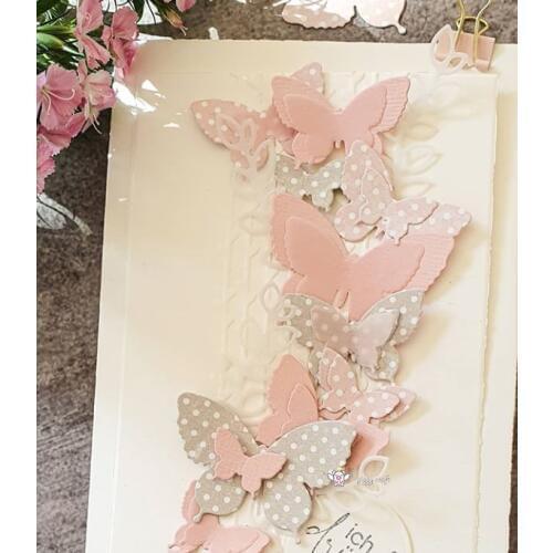 New 5Pcs Butterfly decoration metal Cutting Dies Stencils DIY Scrapbooking Paper/photo Cards Embossing Dies