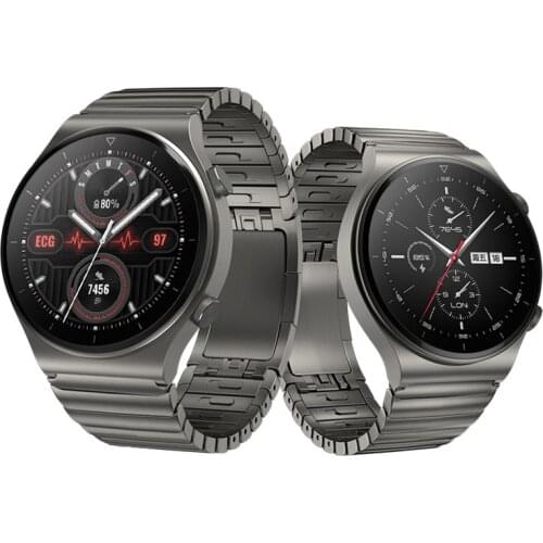 Original Smart Watch Strap for Huawei Watch GT2 Pro 22mm Stainless Steel Correa Metal Watch Band for GT2 46mm GT2e WristBand