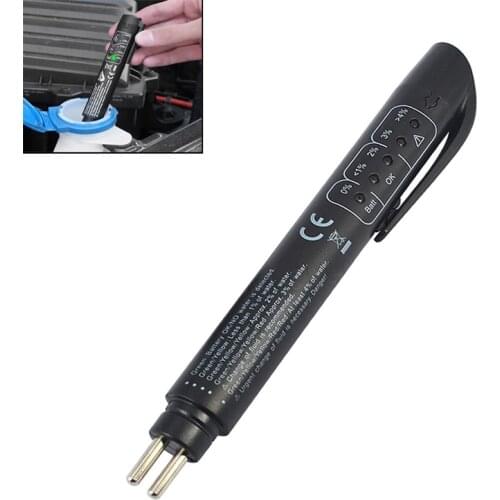Accurate Oil Quality Check Pen Universal Brake Fluid Tester Brake Oil Test Pen 5 LED Digital Tester Vehicle Test Diagnostic Tool