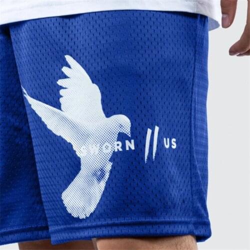 2021 New Summer Men shorts Fitness Bodybuilding shorts Mens Mesh Breathable Quick Drying Fashion Casual Joggers Sportswear