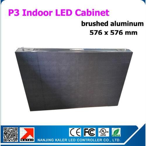 TEEHO SMD 2121 RGB led display P3 indoor rental alumnium board 576x576mm high resolution good performance video wall LED SCREEN