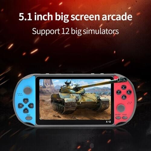 Retro Video Game 5.1 Inch Portable High Definition Handheld Game Machine 2000 Games Best Gift for Child