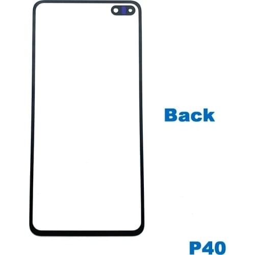 10Pcs\\lot Front Touch Panel LCD Display For Huawei P40 ANA-LNX9 ANA-LX4 ANA-NX9 Outer Glass Lens Replacement Screen