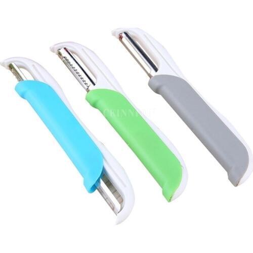 200Pcs/Lot Stainless Steel Peeler Double Side Kitchen Gadget Vegetable Fruit Parer Slicer Cutter