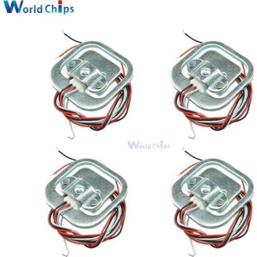 4Pcs 50Kg Human Body Scale Weighing Sensor Resistance Strain Half-Bridge Human Scale Load Cell Weighing Sensor