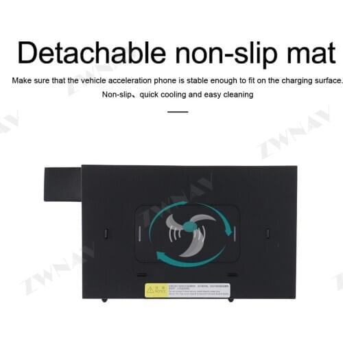 QI Car Fast wireless charger for Range Rover Discovery 5 2017-2019 Intelligent Infrared Fast Wireless Charging Car Phone Holder