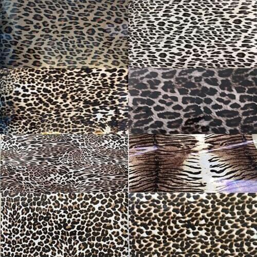 Free shipping 1 sheet 25cmx100cm Beautiful Color Leopard TPU Heat Transfer Vinyl Heat Press Machine HTV Printing DIY cloth