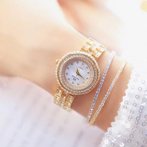 Watches Woman With 2 Bracelet 2019 Famous Brand Gold Women Wrist Watches Dress Diamond Female Wristwatch Montre Femme 2019