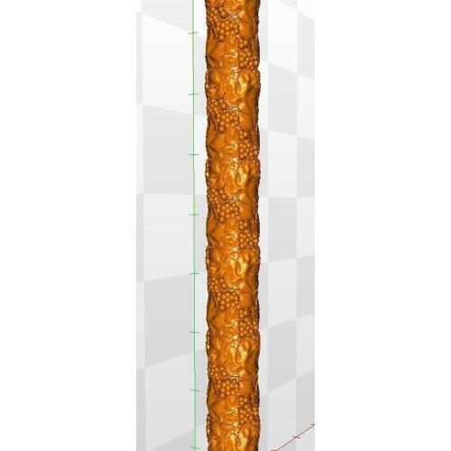 Full 3D GRAPES_7 STL file format artcam model for cnc