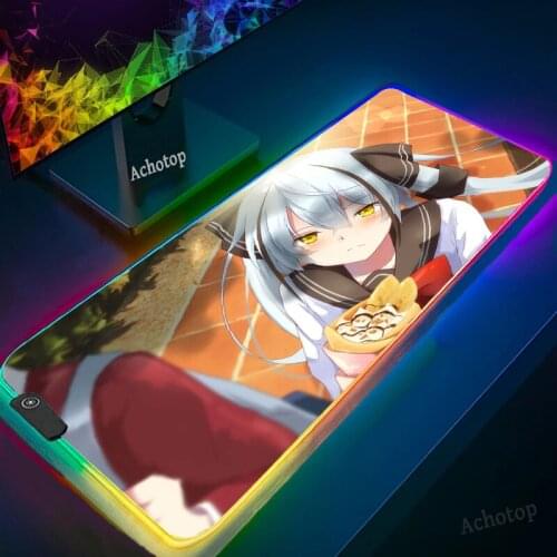 Frontline 40*80CM RGB Mouse Pad Gaming Computer Mouse pad Backlit Large Mouse mat for Desk Keyboard LED Mice Mat With Backlit XL