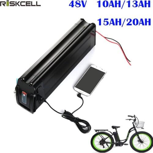 Electric bike battery 48v 15ah For 48v 15ah 1000w 750w 500w lithium ion battery pack bateria 48v 15ah e bike accu ebike battery