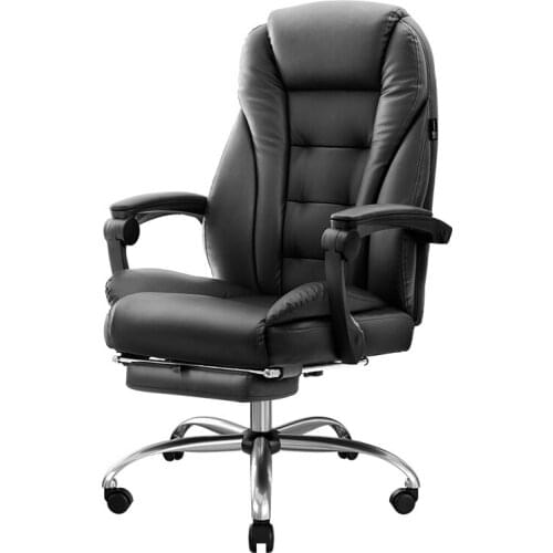 Fashion Minimalist Modern Computer Home Office Chair Swivel Seat Reclining Back Business Executive Boss Chair Synthetic