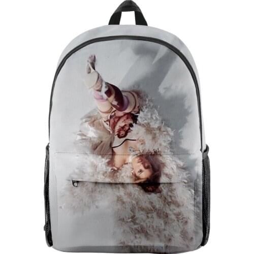 Addison rae merch 3D Merch Fashion Oxford Cloth Shoulder Backpack Printed Multi Zipper Pack Casual School Bag