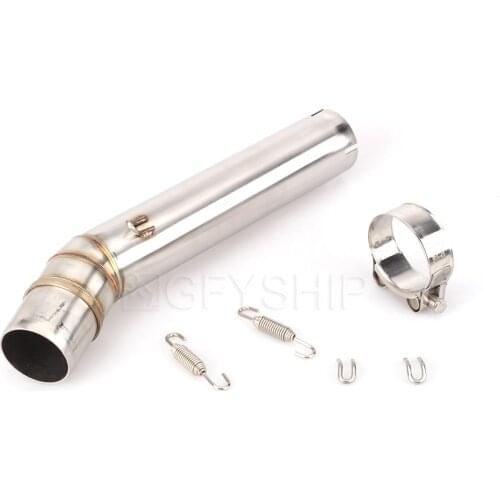 Motorcycle For Yamaha FZS 600 1998 1999 2000 2001 2002 2003 FZS600 Fazer 600 Escape Slip-on Exhaust Muffler Mid Link Pipe