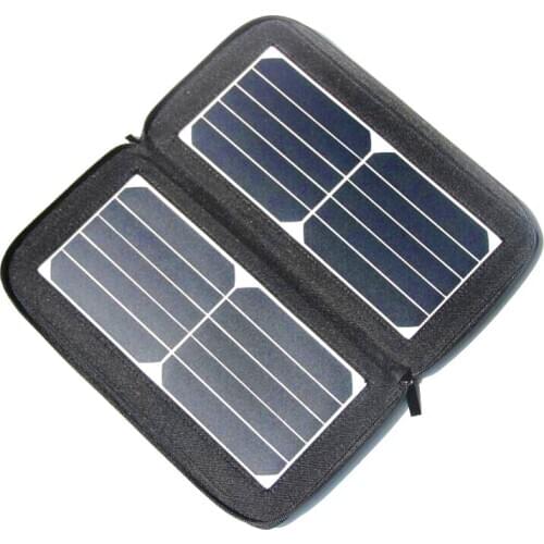 BUHESHUI New Designed Sunpower 20W Solar Panel Solar Charger For Phone Battery Charger Solar Bag Foldable/Portable Free Shippng
