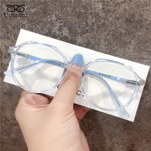 Unisex Myopia Glasses Lightly Metal Round Frame Eyeglasses Women Men Anti Blue Light Glasses Flat Mirror Eyewear -1.0~-4.0