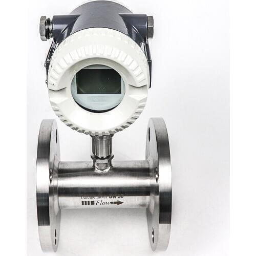 DN25 Stainless Steel Flowmeter Pulse Output Digital Liquid Turbine Flowmeter