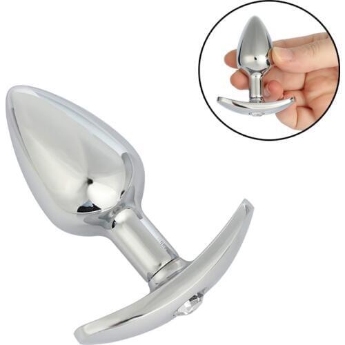 Sex Toys Metal Crystal Anal Plug Stainless Steel Anal Dilatator Butt Plugs Prostate Stimulator Sex Toys Products for Woman Man