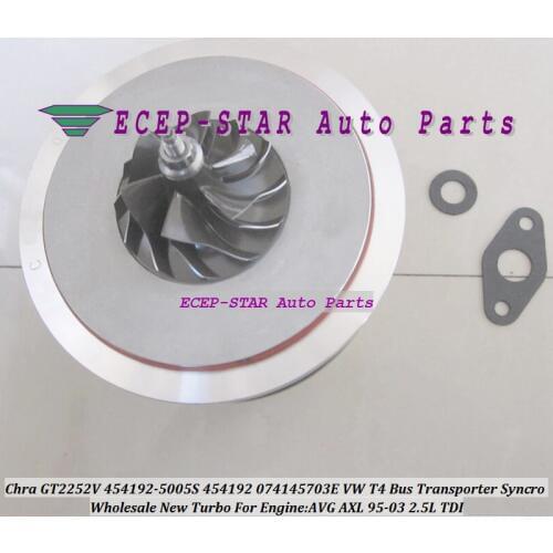 Turbo Cartridge CHRA GT2252V 454192 454192-0006 074145703G Turbocharger For Volkswagen VW T4 Bus Transporter Syncro AVG AXL 2.5L