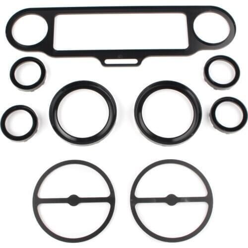 Chrome Motorcycel Inner Fairing Trim Kit For Harley Electra Street Glide 1996-2013 9Pcs