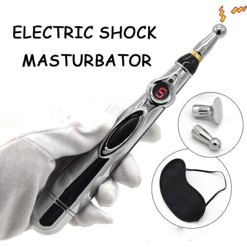 Adult Sex Toys Stimulate The Breast Nipple Penis Clitoris Men And Women Electric Shock Orgasm Masturbation Stick Dildos -40