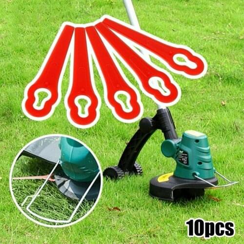 10x Replacement Blades (red) For Einhell Cordless Grass Trimmer GE-CT 18 Outdoor Power Equipment String Trimmer Parts