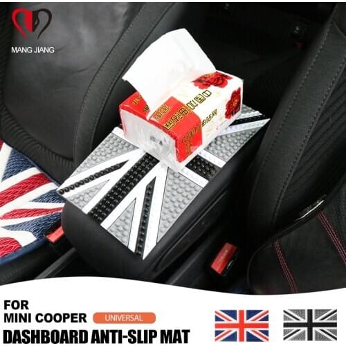 For Mini Cooper Universal Auto Silicone Dashboard Non-slip Mat Phone Holders For Car Rubber Styling Interior Decoration Pads
