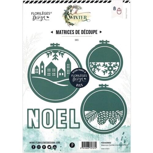 2021 AliliArts Metal Cutting Dies Winter circles diy Scrapbooking Photo Album Decorative Embossing PaperCard Crafts Die