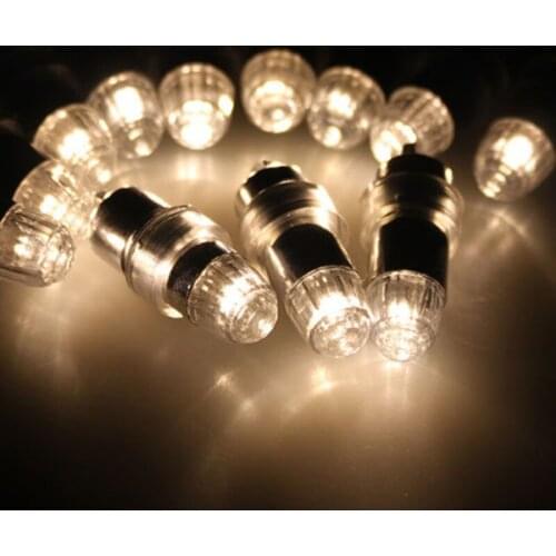 50pcs/lot Submersible waterproof LED Light Paper Lantern Balloon Floral Wedding Party