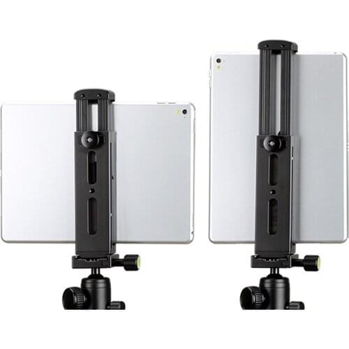 Phone Tablet Tripod Mount Adapter Flexible Clamp Holder for iPad Mini Air Phone Accessories Universal Adjustable Tripod Mount